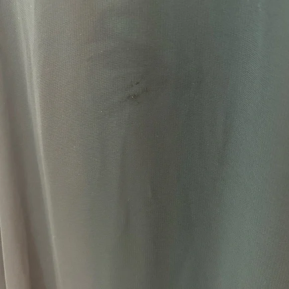 Dark Green Chiffon Maxi Dress Size 12 NWT Long Sleeve Formal Evening - Picture 3 of 9